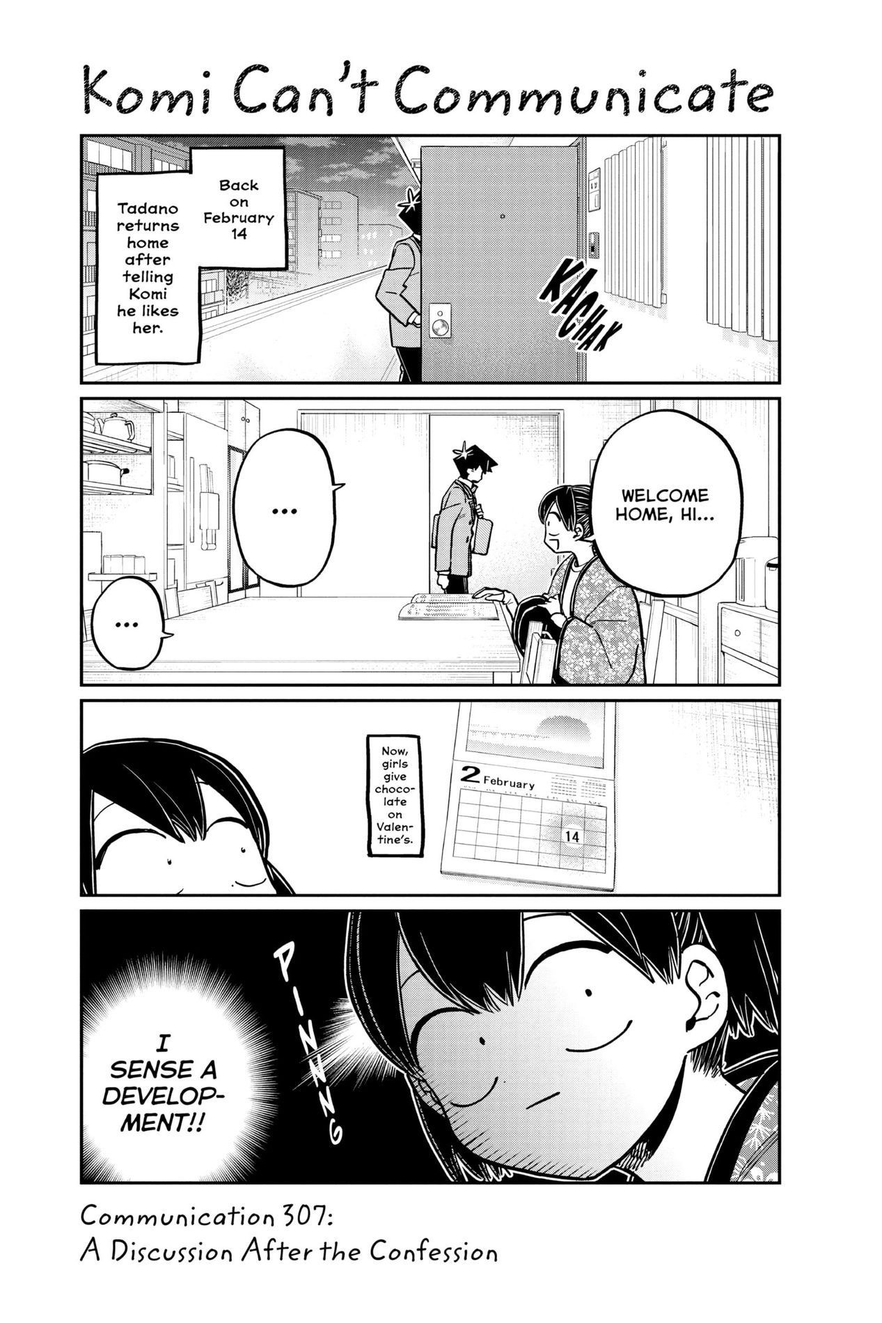 Komi Can’t Communicate, Chapter 307 image 1